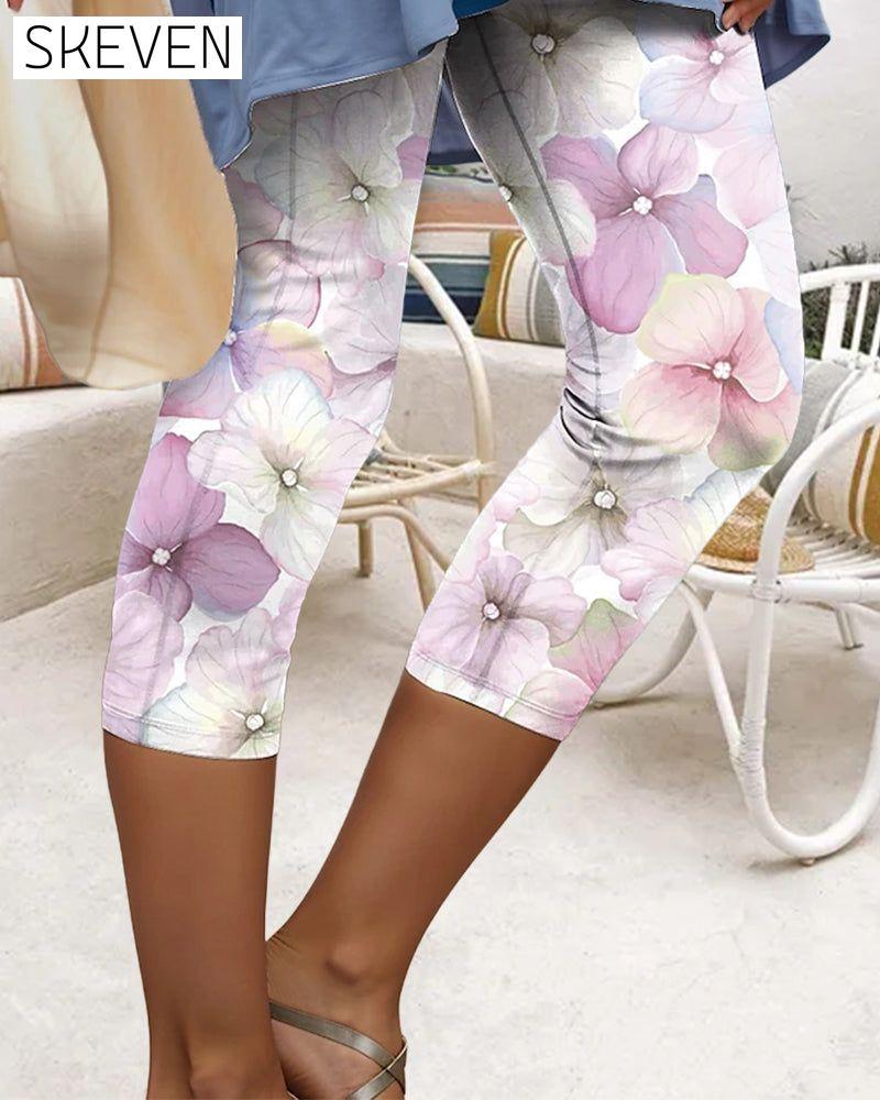 Bedruckte Freizeithose