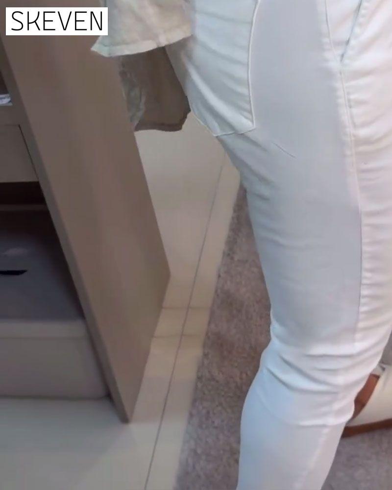 Drawstring Casual Pencil Pants