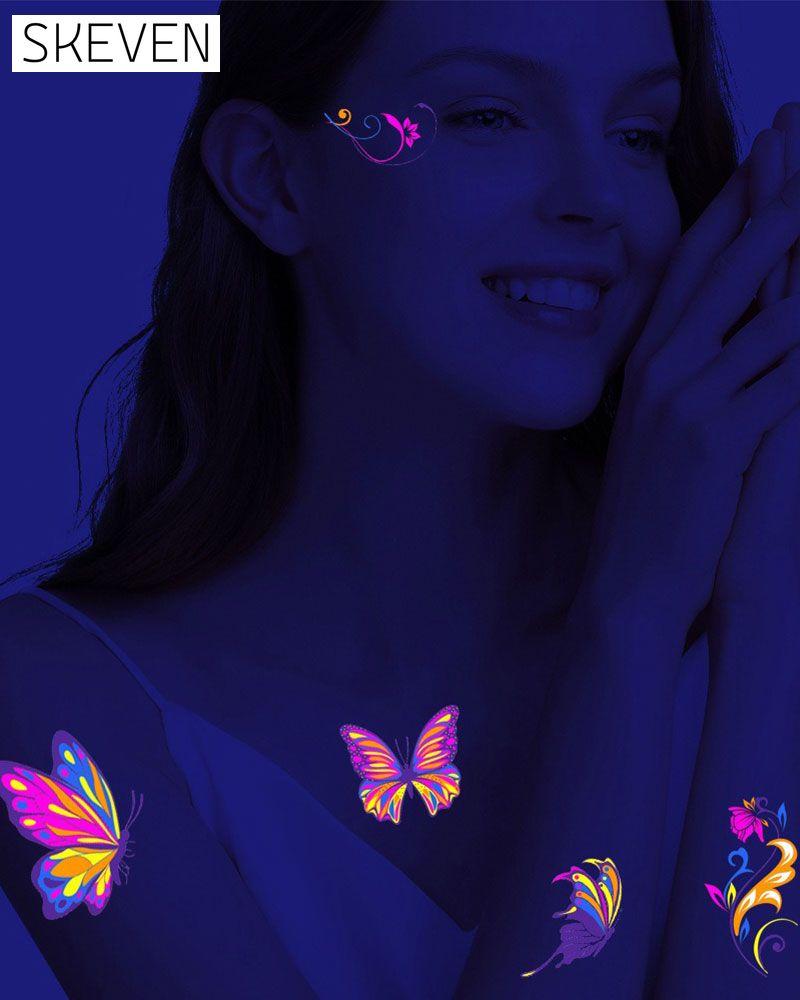Fluorescent Tattoo Stickers