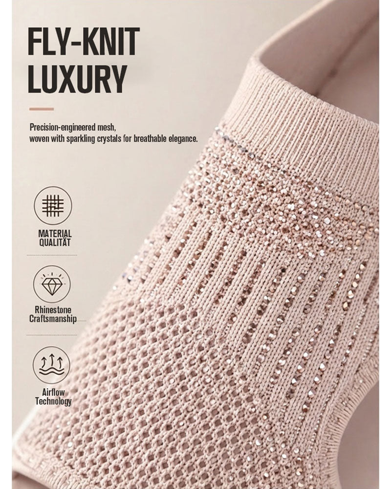 Breathable Mesh Platform Sandals