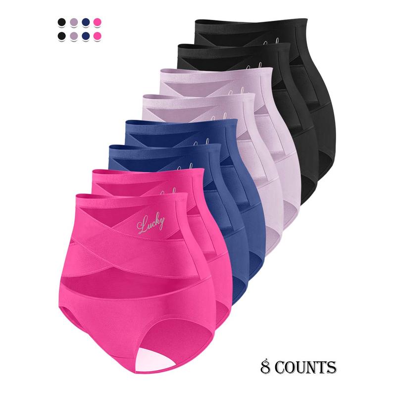 💖💖Last Day-Buy 1 Get 3 Packs💖Plus-Size High-Waist Cross Tummy Control Panties