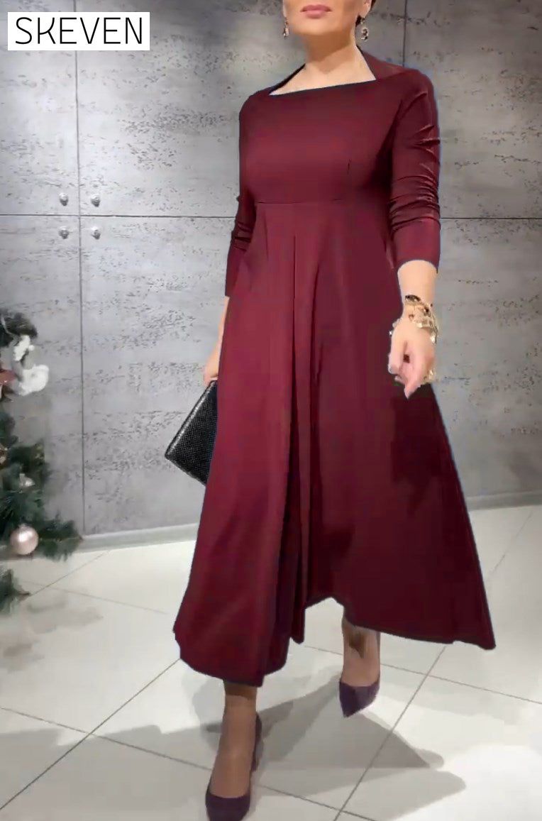 Elegantes Maxi-Freizeitkleid