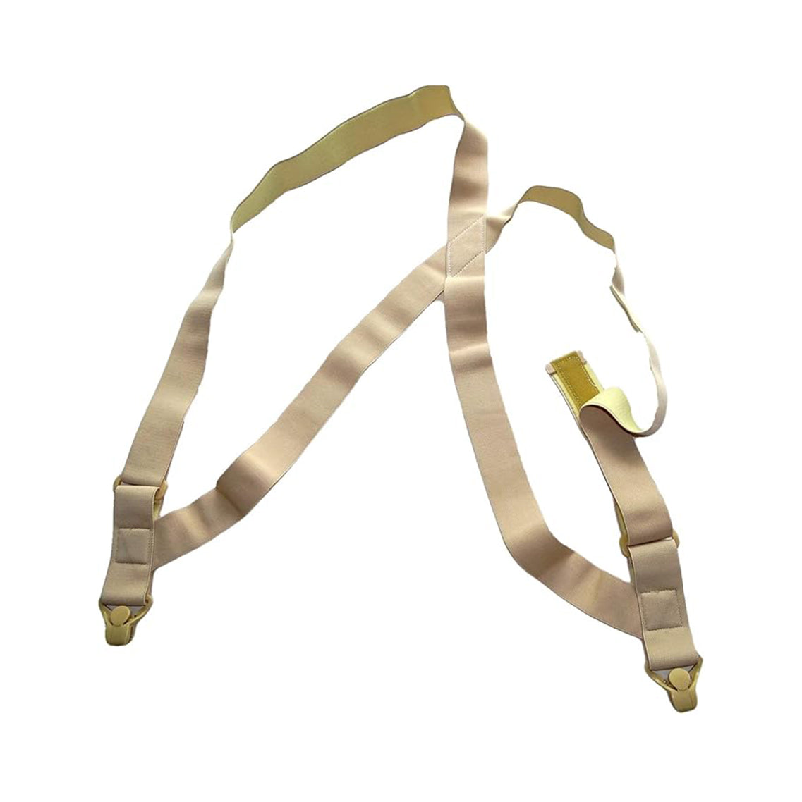 HoldUps Brand 1 1/2" Wide Under-Up Series Tan Invisible Undergarment Suspenders
