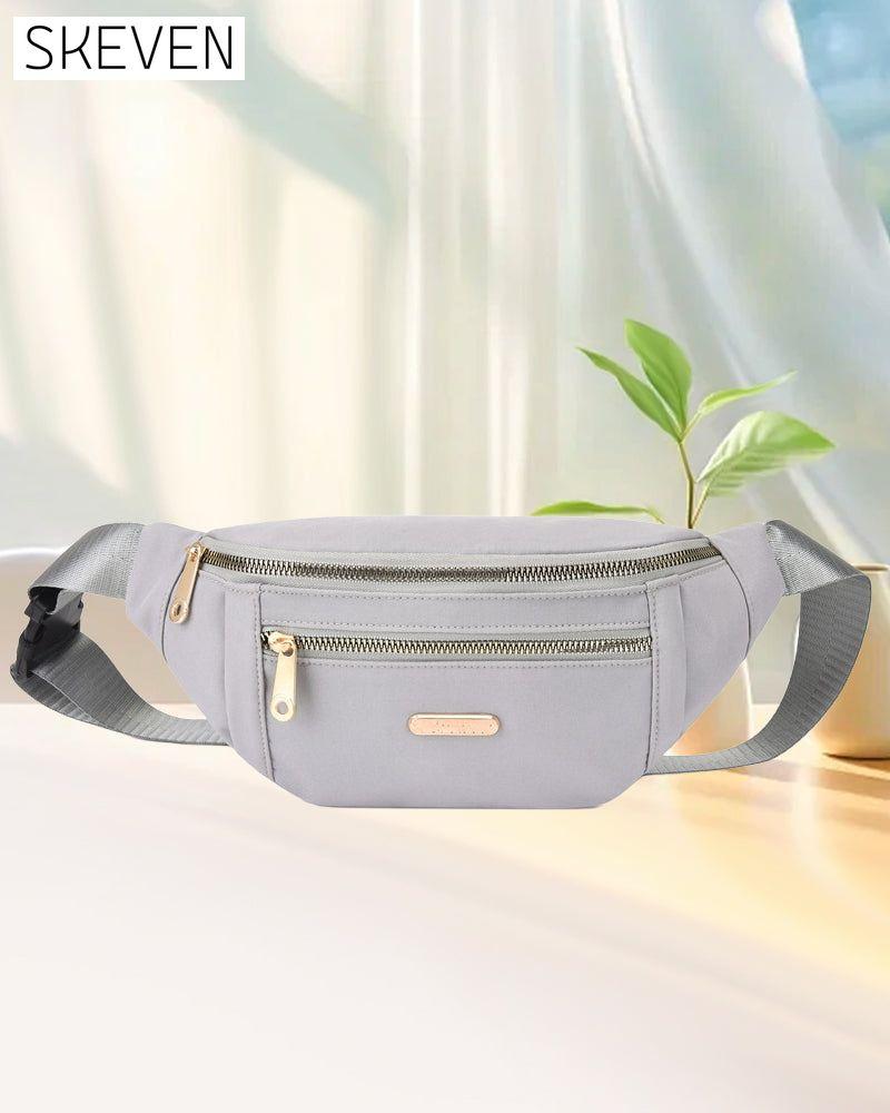 Einfache, einfarbige Schultertasche