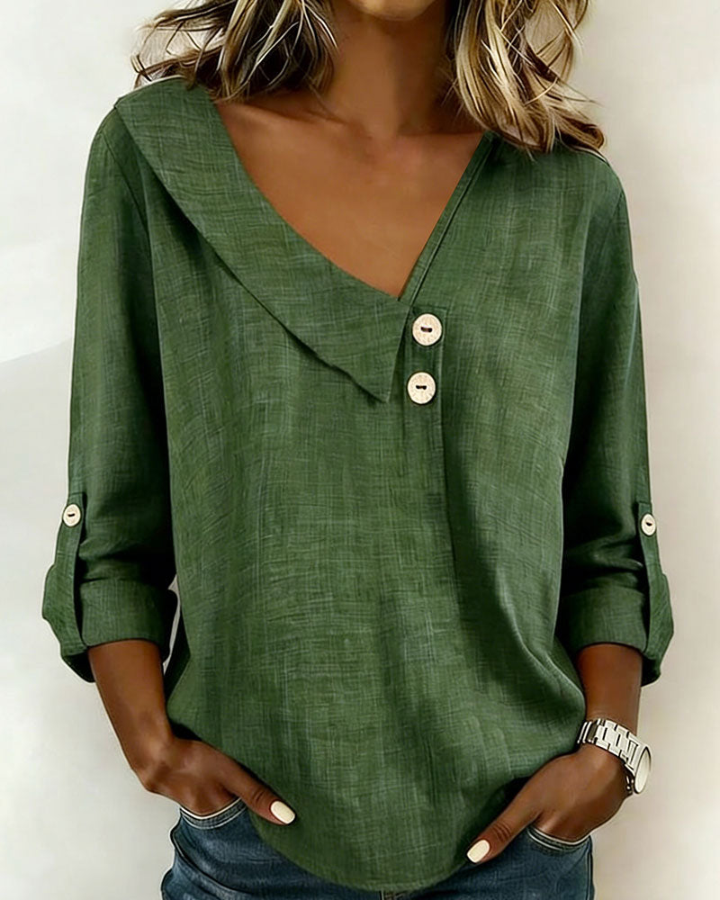 Fashionable Cotton And Linen T-Shirts