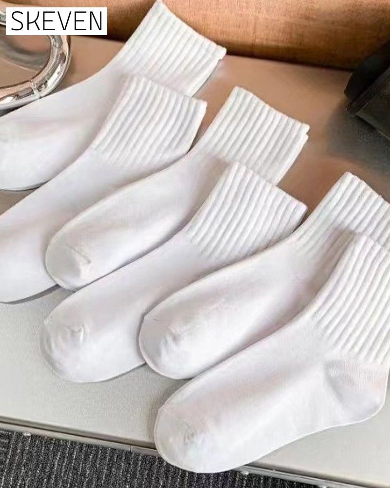 chaussettes confortables unies et simples