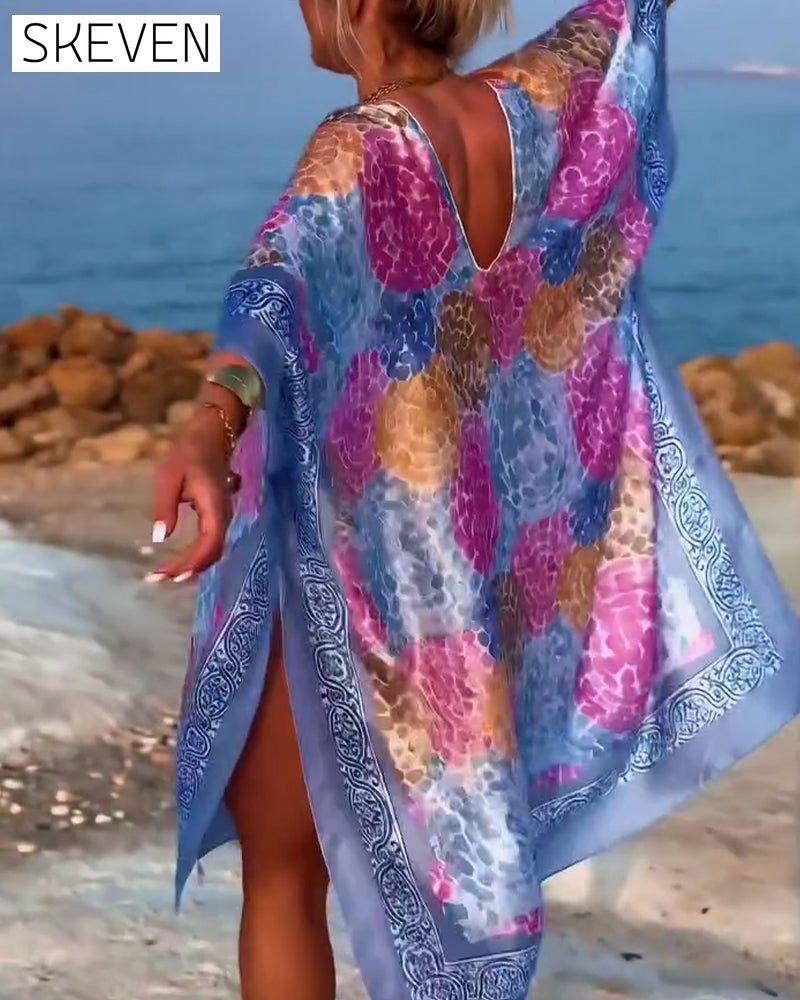 Resort Print Swimsuit Cover Up