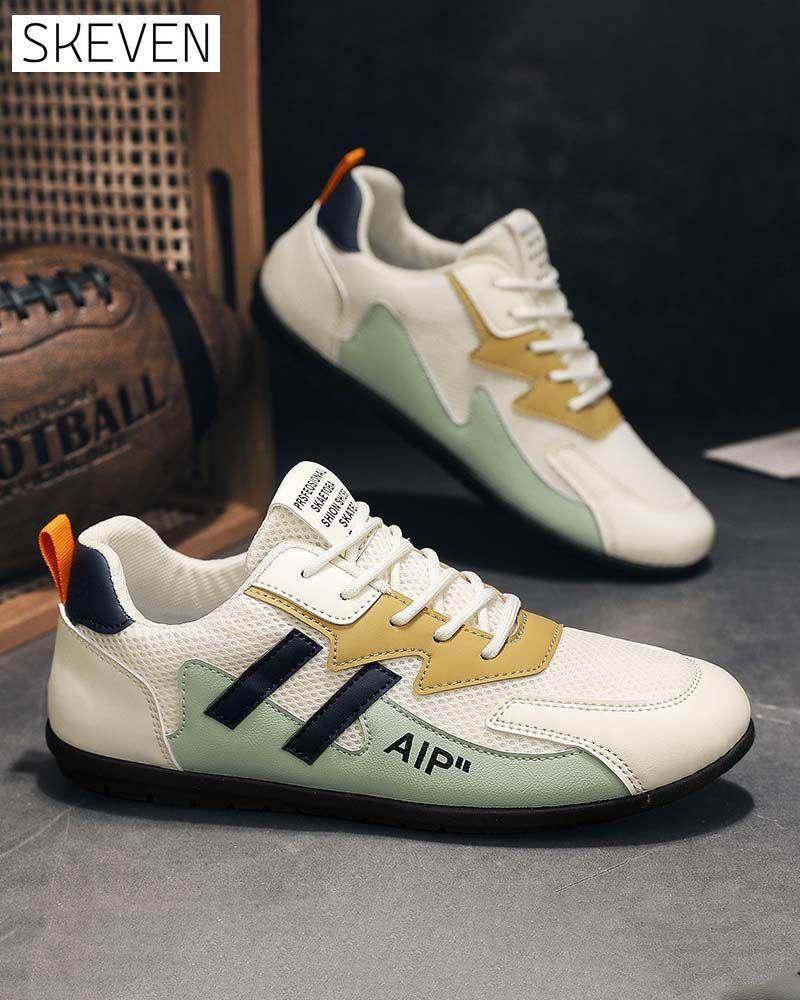 Baskets décontractées colorblock pour hommes