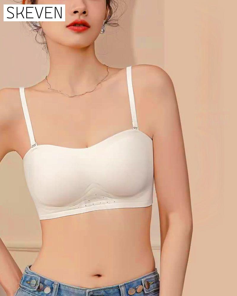 Strapless Solid Color Comfort Bra