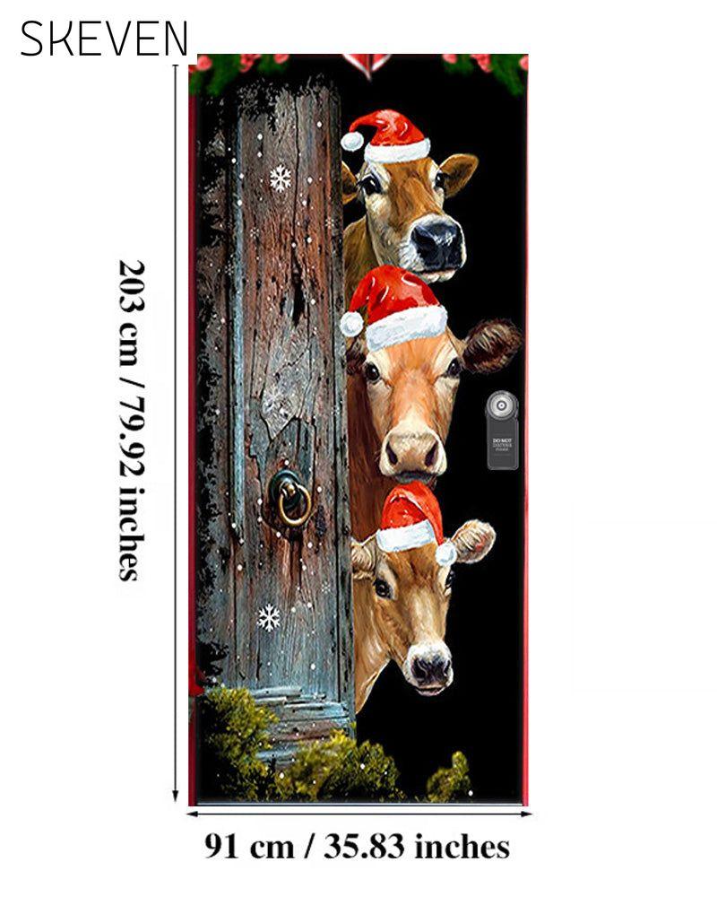 🌟2025 Christmas And Halloween Front Door Decoration