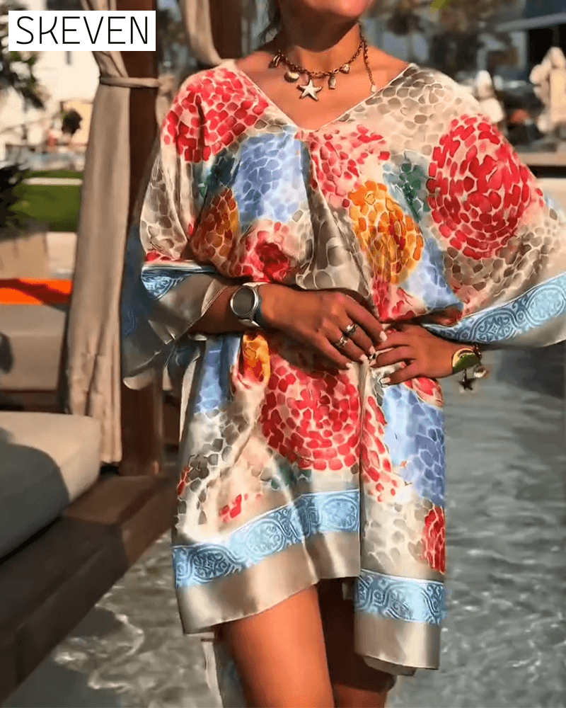 Resort Print Swimsuit Cover Up