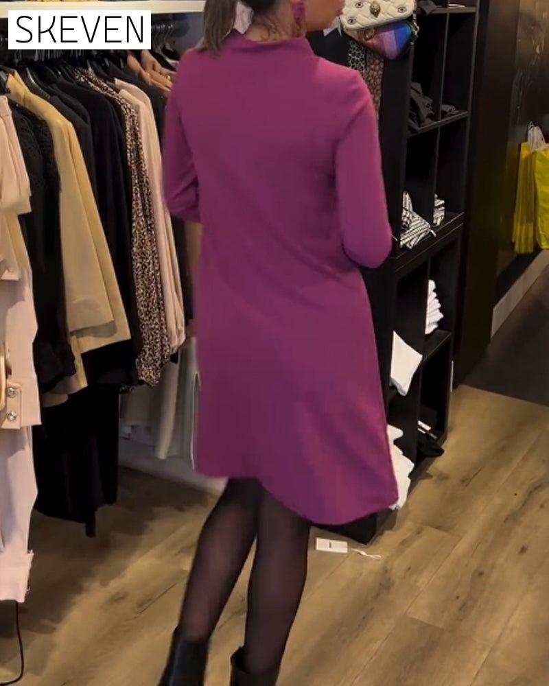 Elegant Round Neck Dress