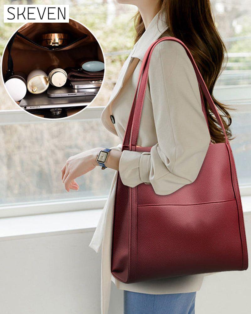 sac bandoulière simple de couleur unie