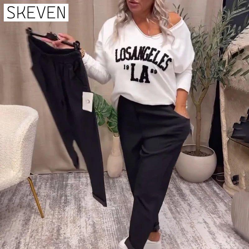 Casual solid color pocket pants