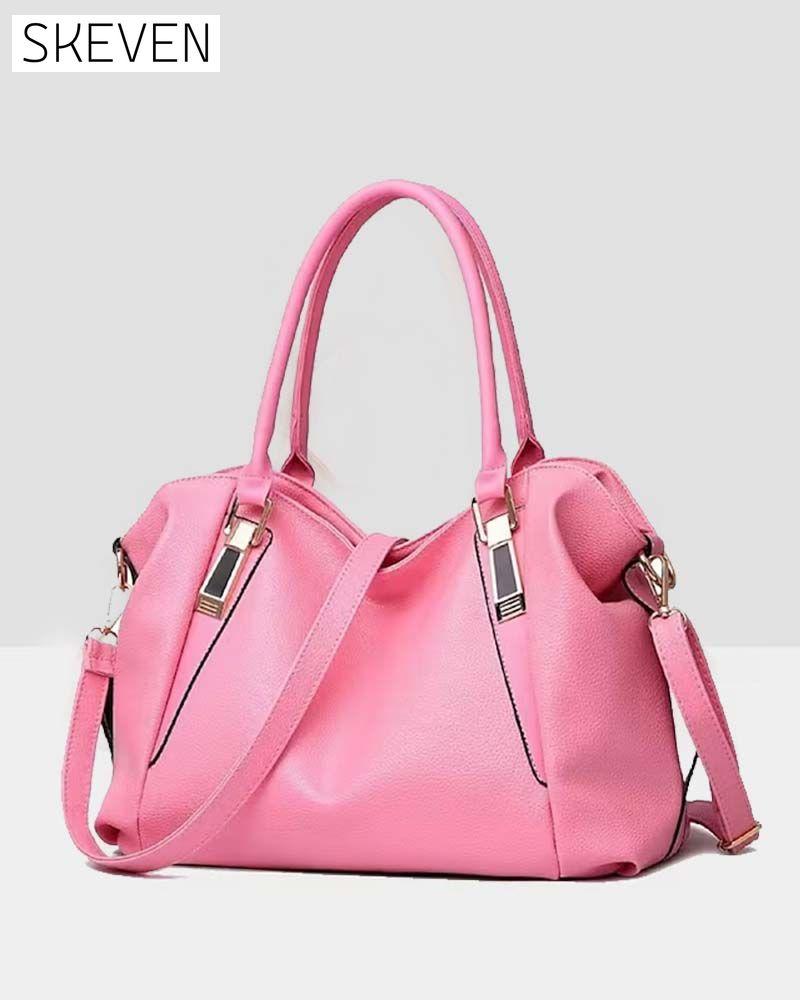 Sac à main en cuir souple grande capacité pour femme 
