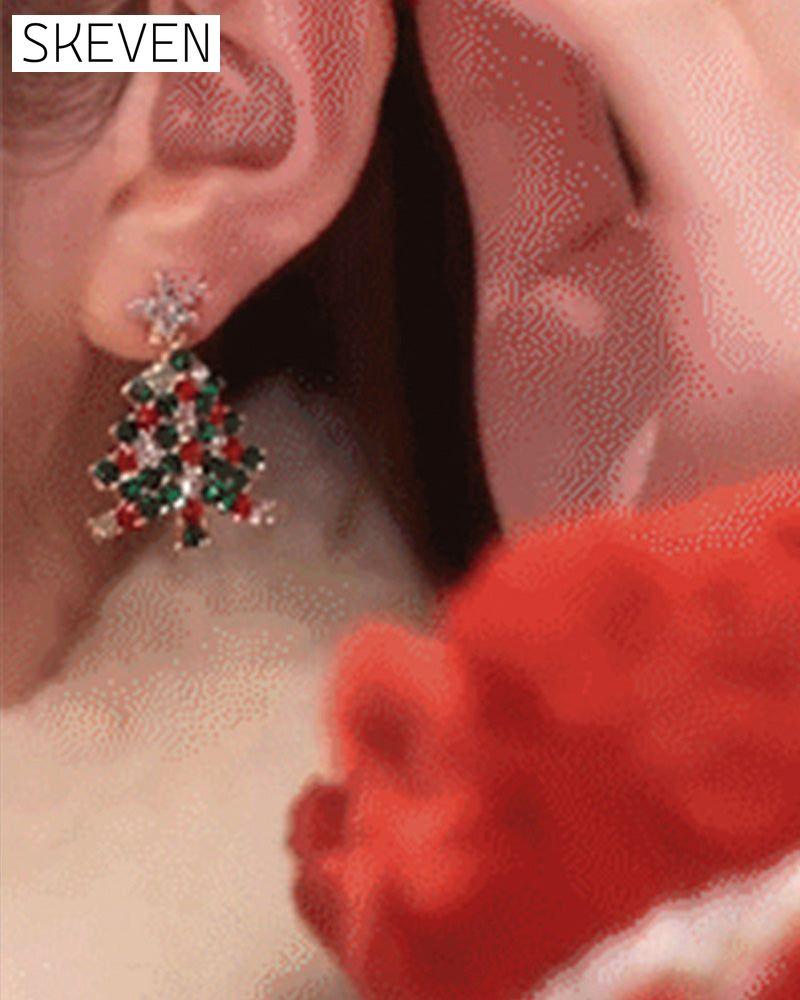 Christmas Tree Stud Earrings