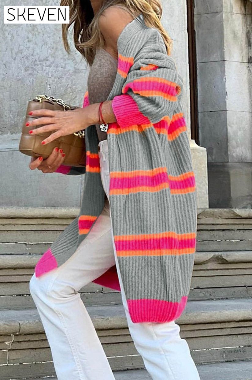 Ribbed Long Sleeve Cardigan cardigan clothes Ship From Overseas Sweater sweaters Sweatshirt SYNZ trend