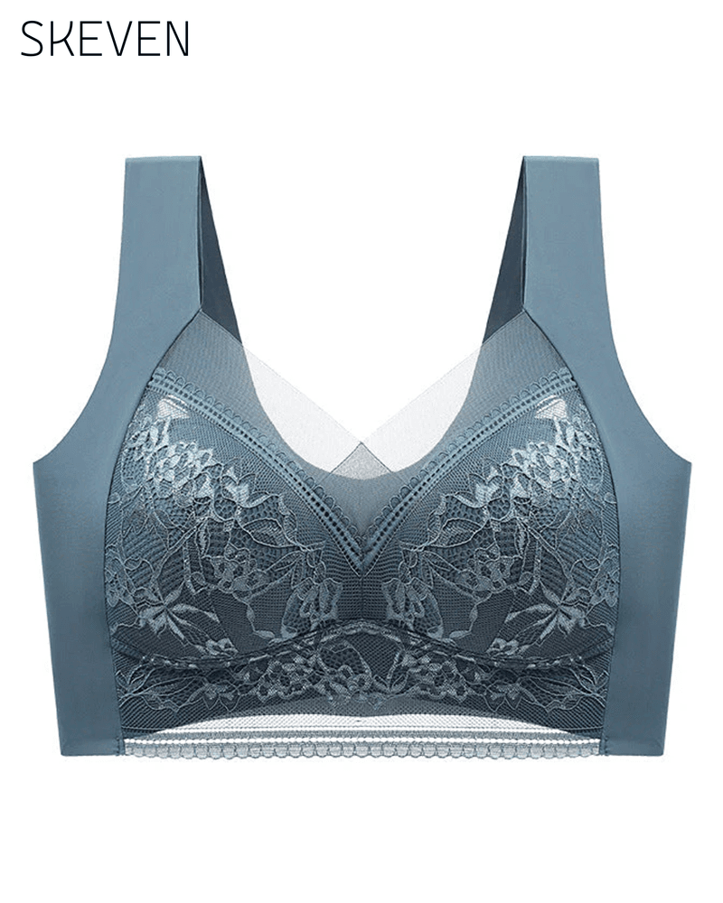 Soutien-gorge en dentelle pour femme, ultra confortable et doux, sans armatures.