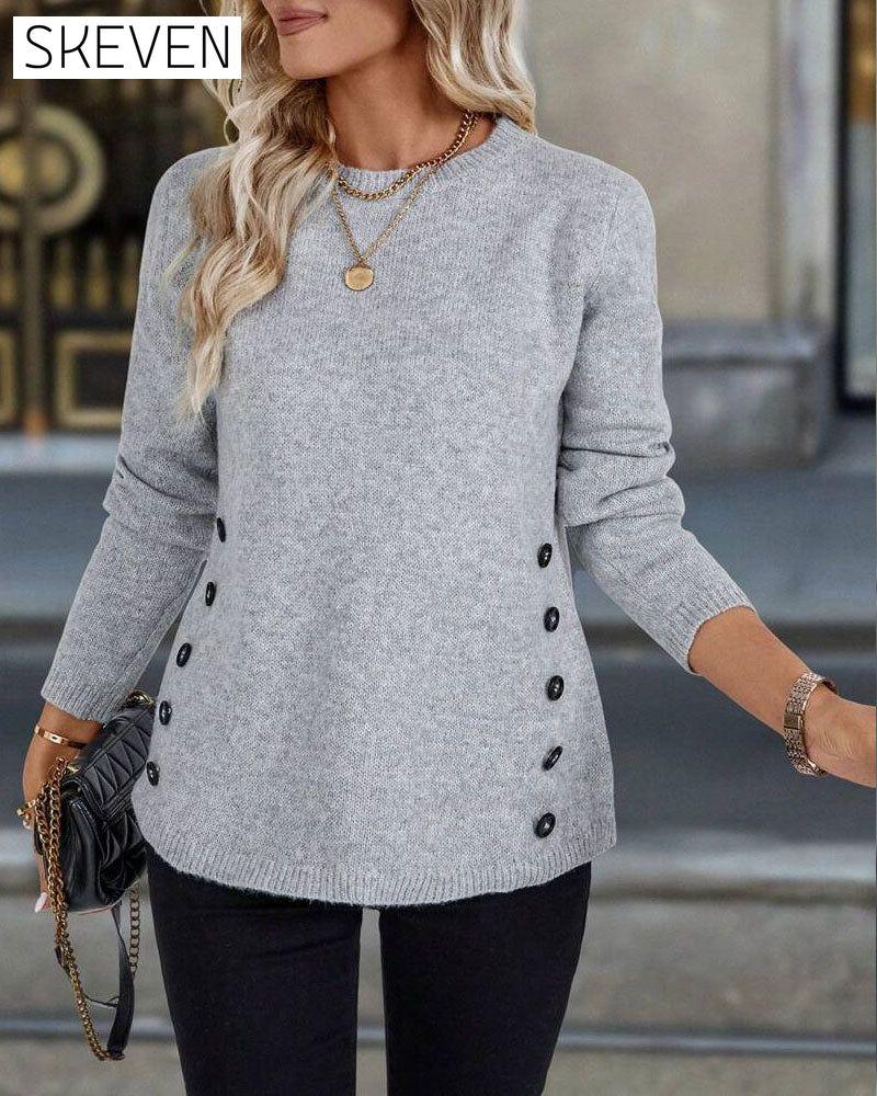 Button-Down Pullover Jumper