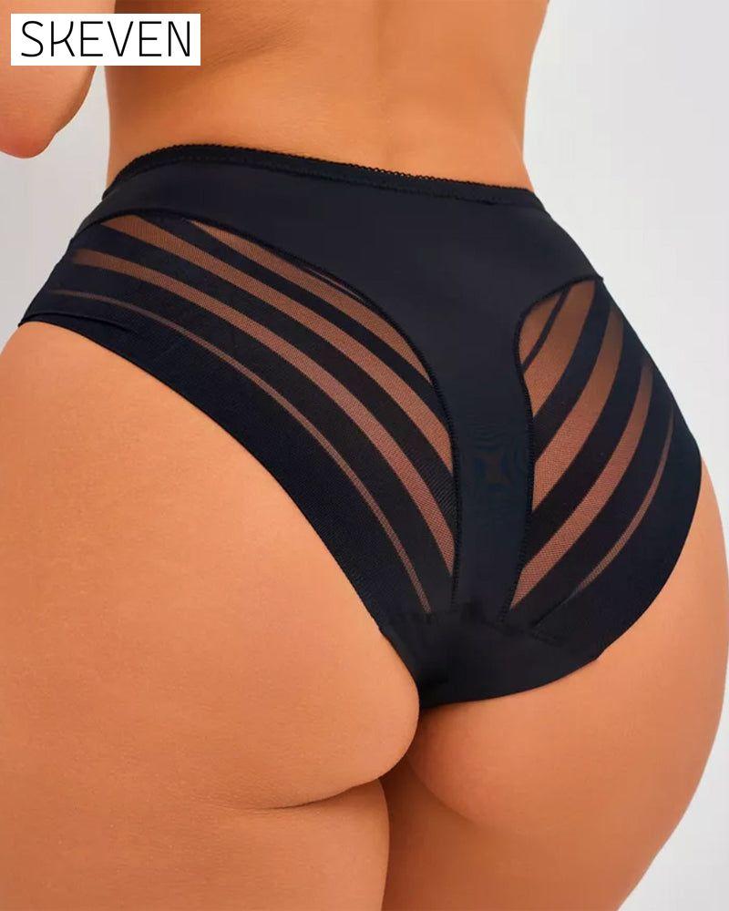 Mesh Mid-Rise Briefs Lingerie