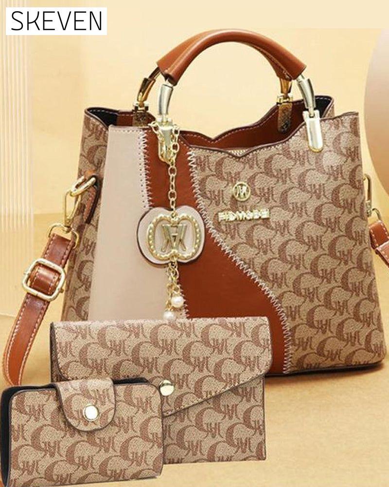 Sac à main imprimé rétro et élégant