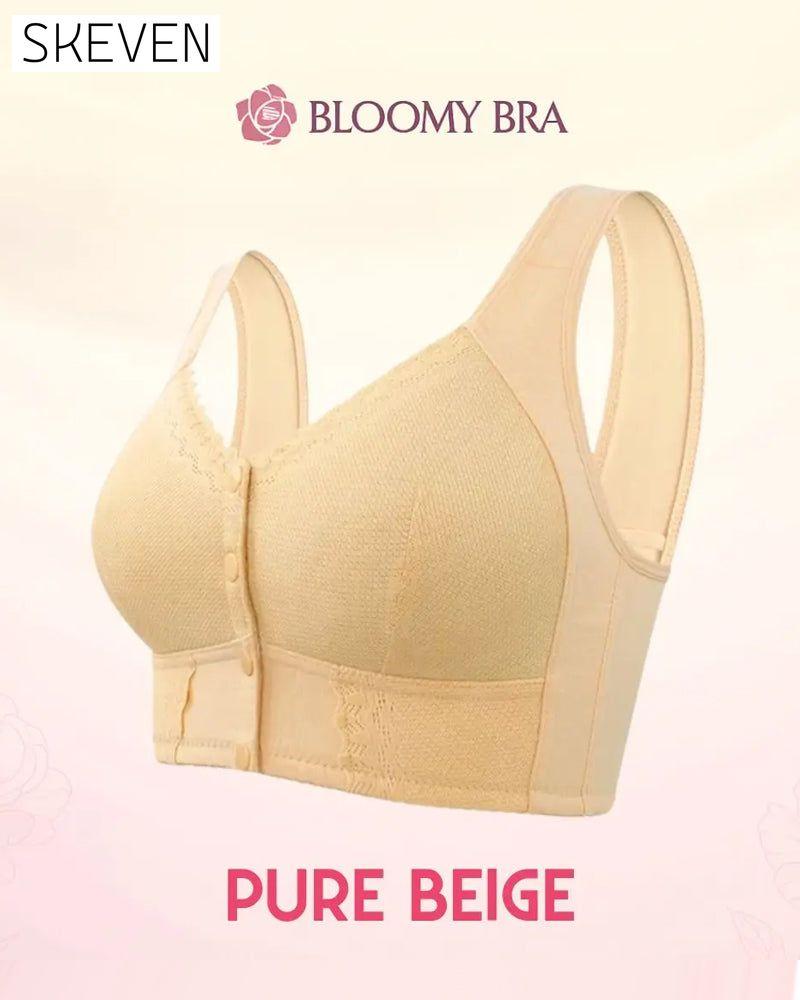 Bequemer, kabelloser Push-up-BH mit Knopfleiste vorne, bequemer Halt, kabellos 