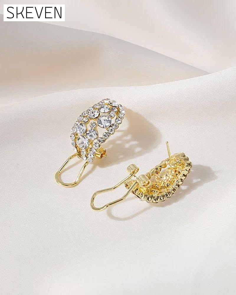 Ohrringe mit im Labor hergestellten Diamanten