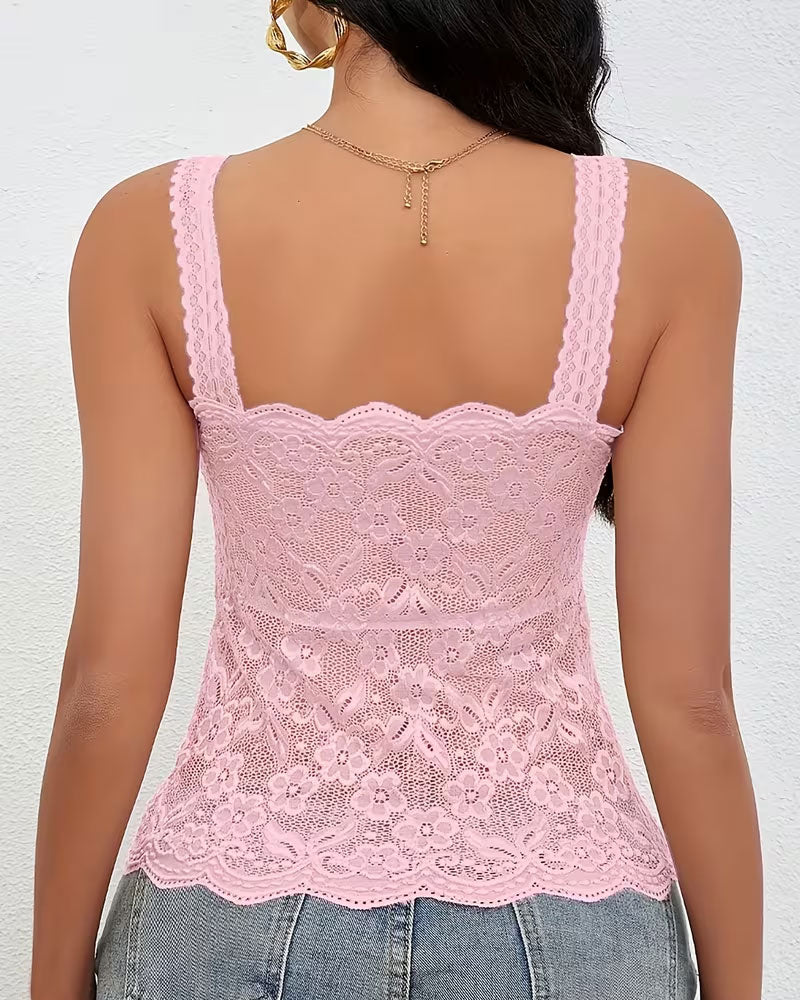Solid Color Bandeau  Camis Top
