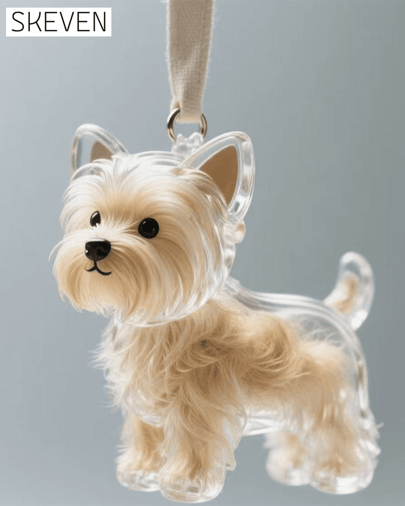 Dog Hair Keepsake Keychain - Memory Capsule Pendant
