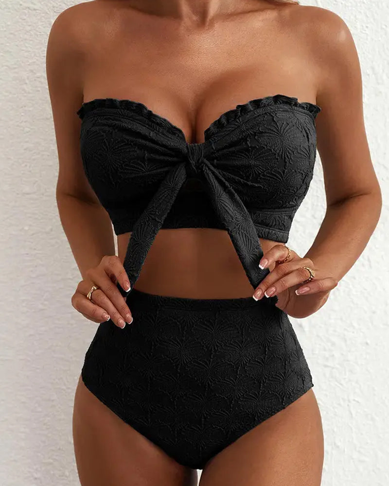 Special Fabric Strappy Bikini