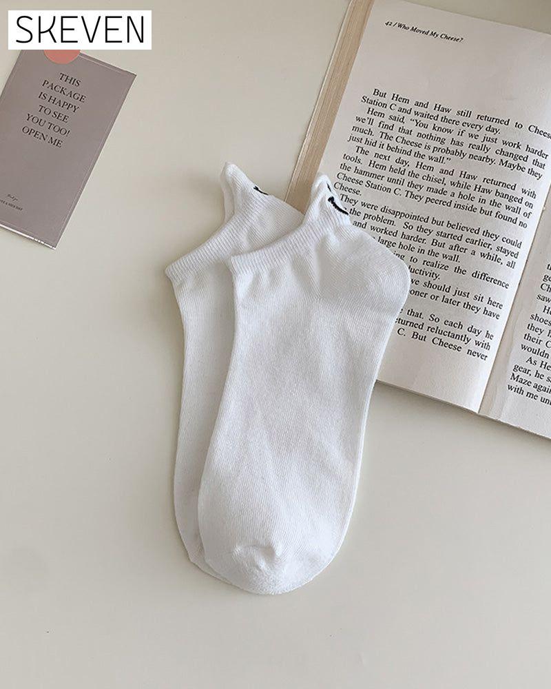 💖 Cute Face Ankle Socks – Bring Joy to Your Every Step