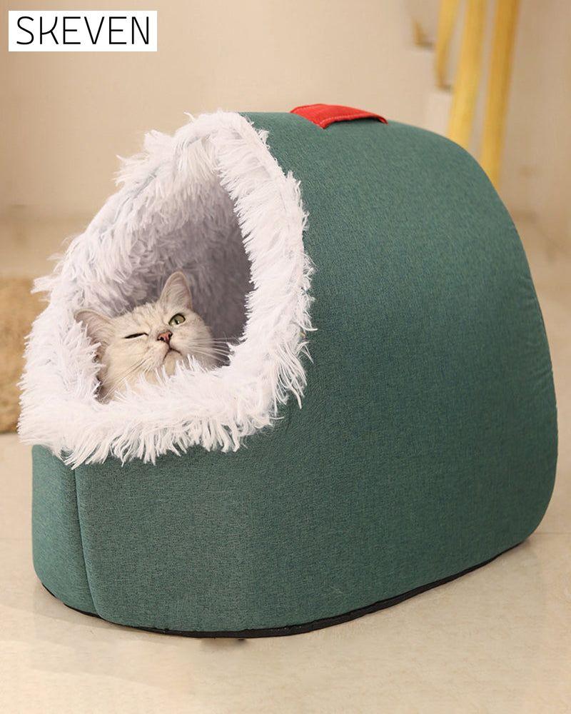 OFFWinter Warm Pet Cave Bed
