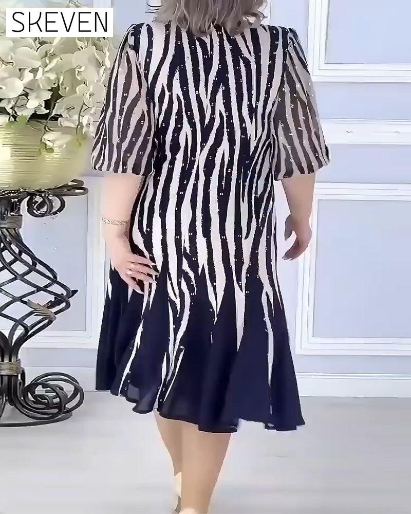 Temperamentvolles und modisches Kleid