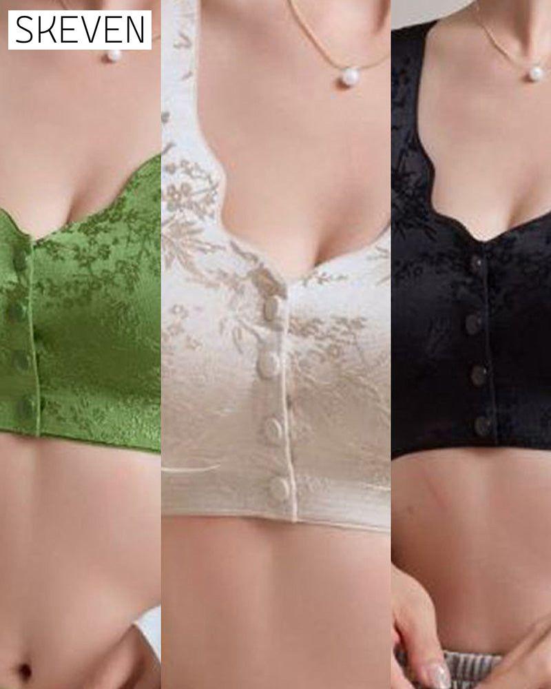 Comfort Front Closure & Wire-Free Seamless Bra