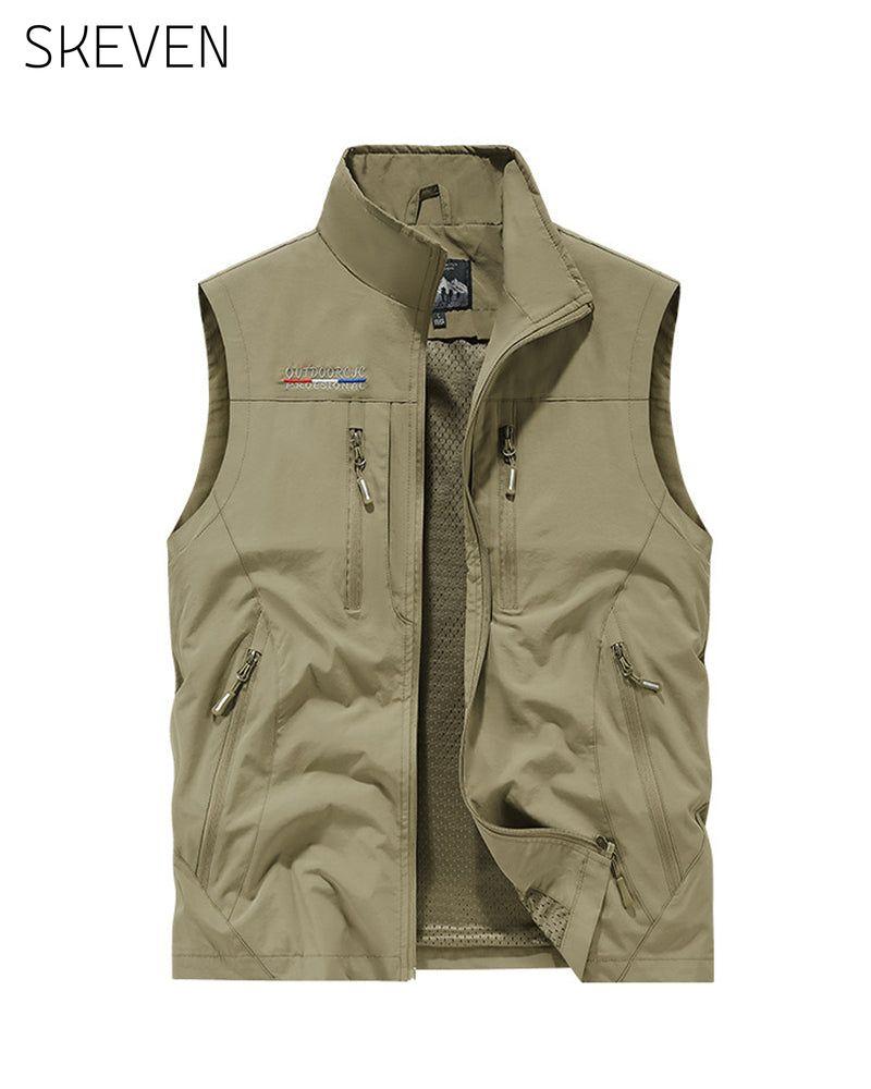 Zeitlich begrenztes Angebot – 50 % RABATT 🔥🧥 Ärmellose Herrenweste im Oversize-Schnitt mit Taschen