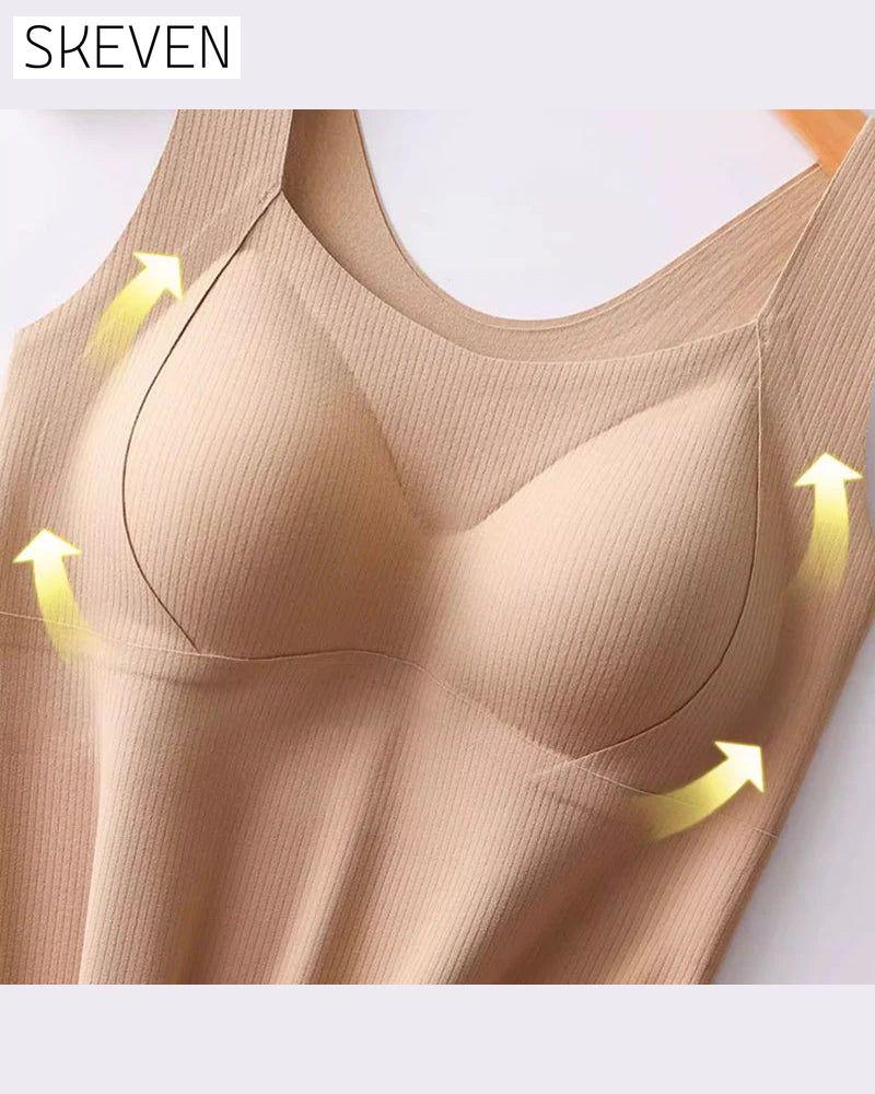 Thermo-Tanktops für Damen mit integriertem BH