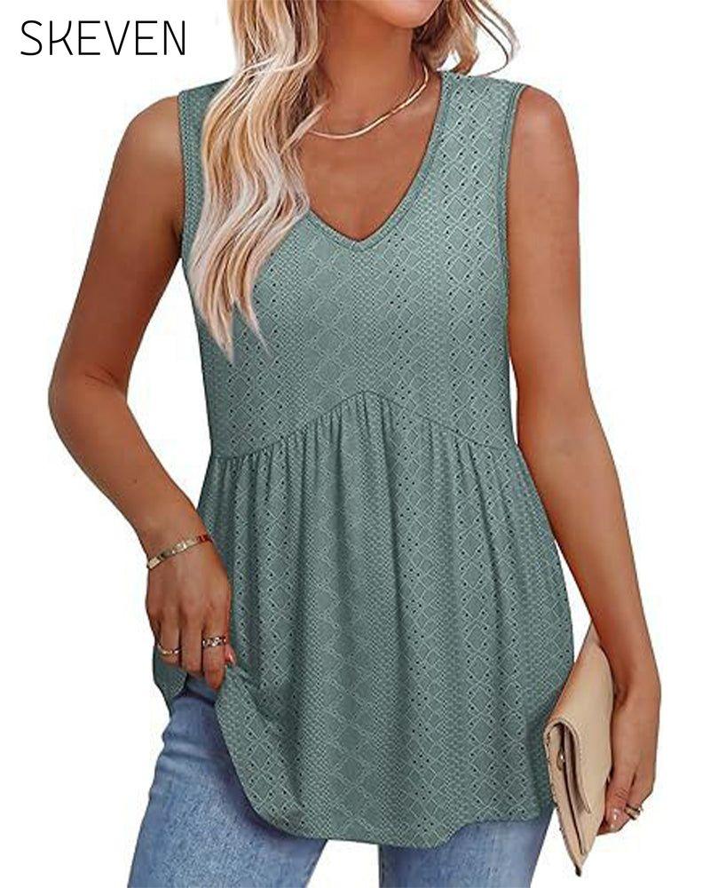 Stylish And Elegant Sleeveless Tank Top