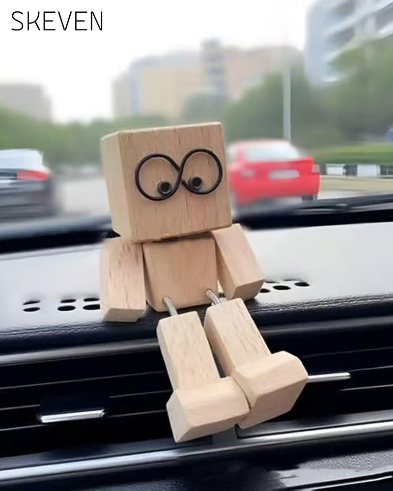 Charming Swaying legs Little Wooden Figure