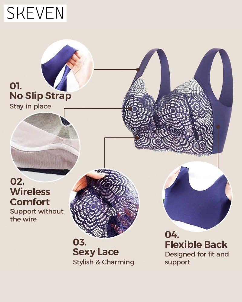 🤩LAST DAY OF SALE 🔥Ultimate Lifting & Support Lace Plus Size Bra