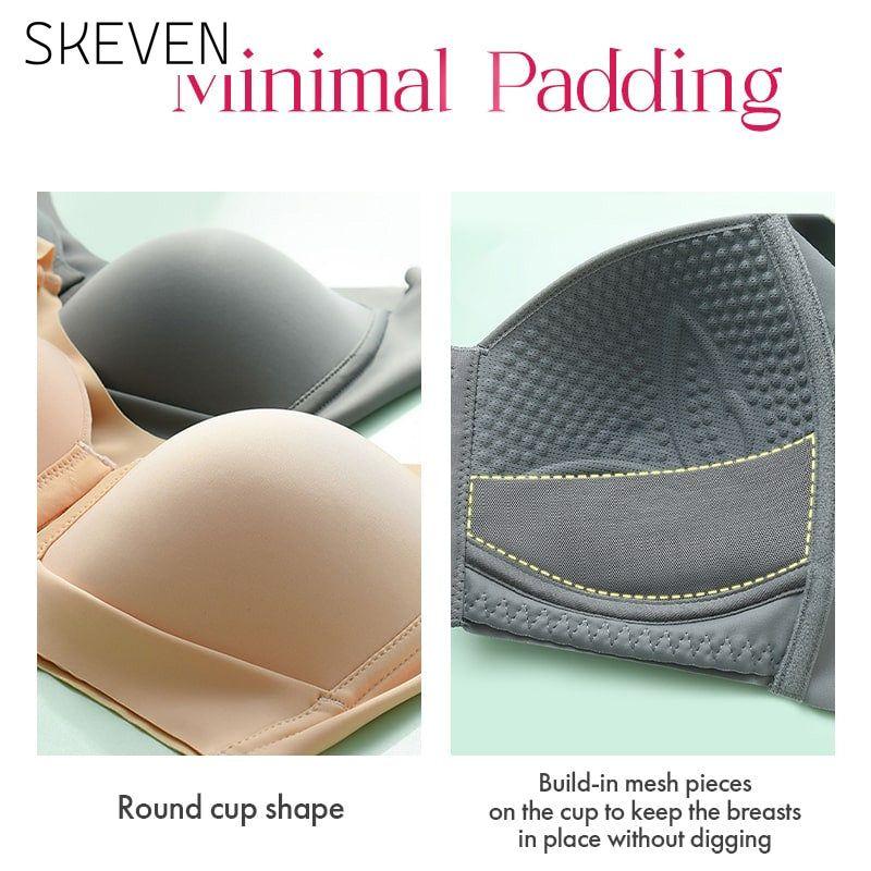 Seamless Front Closure Wire-free Push Up Bra