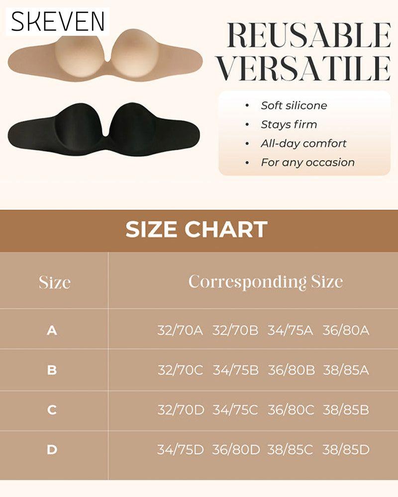Secure Invisible Lift Stick-On Bra - Seamless, Lightweight & Breathable