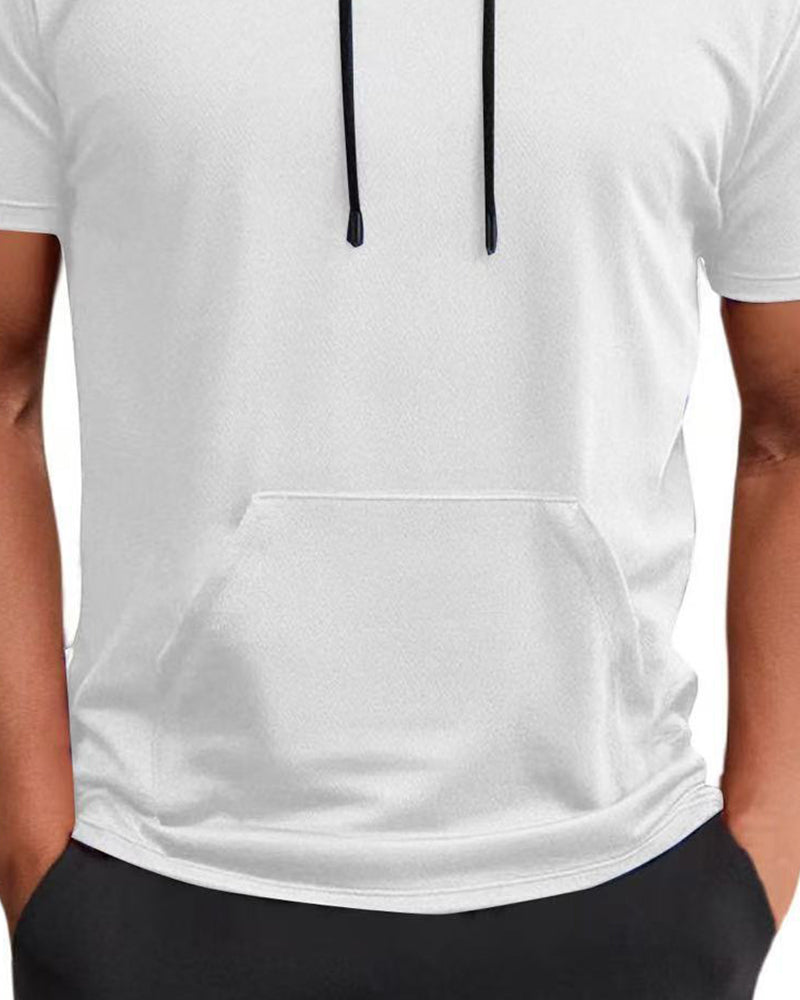 Hooded Quick Dry Short Sleeve T-Shirt