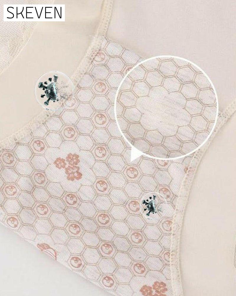 Sous-vêtements en dentelle extensible sans coutures à taille haute pour femmes