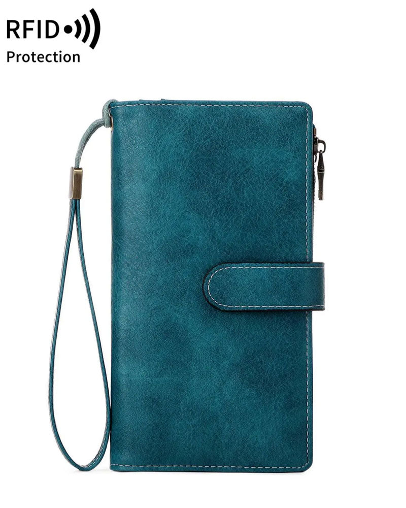 Women Zipper Long Wallet Trendy Exquisite Gift Wallet