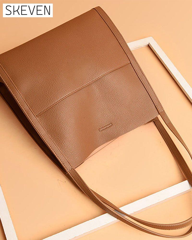 sac bandoulière simple de couleur unie