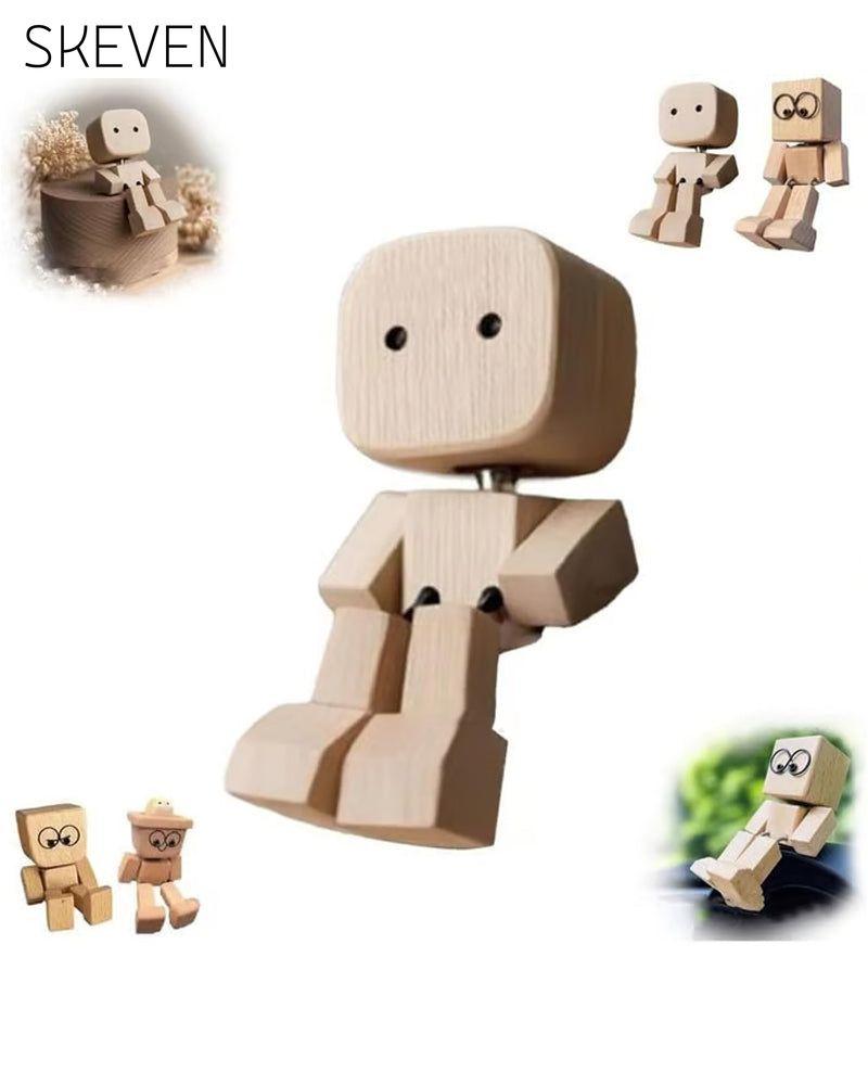Charming Swaying legs Little Wooden Figure