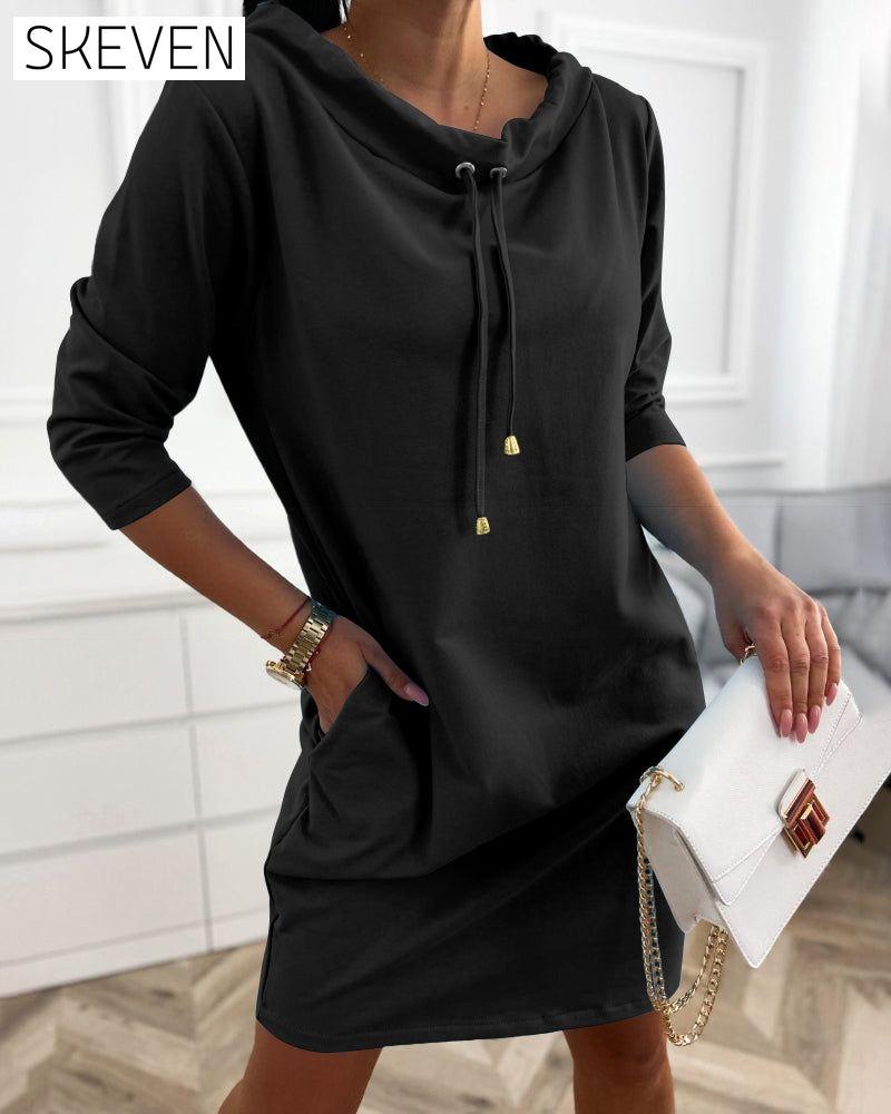 Robe à capuche décontractée