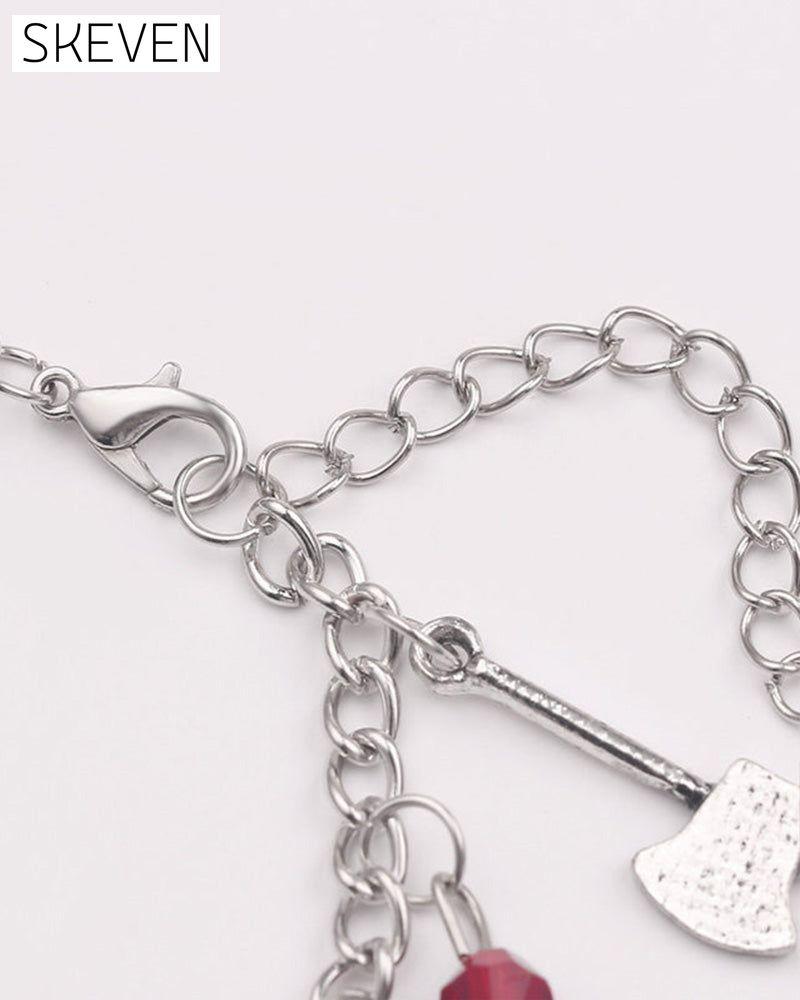 Halloween jason mask bracelet