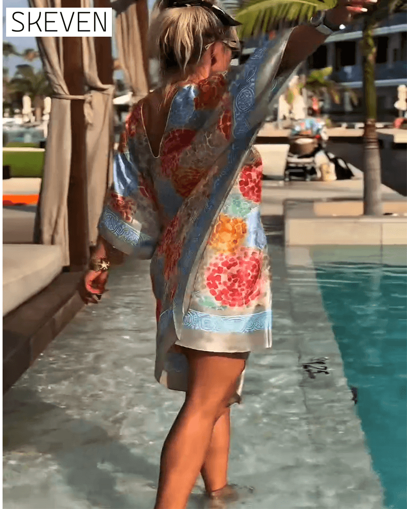 Resort Print Swimsuit Cover Up