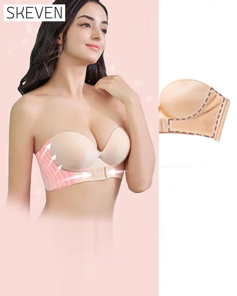 Soutien-gorge sans bretelles avec boucle sur le devant